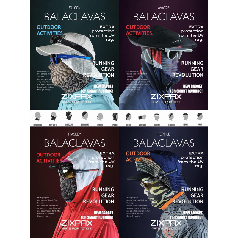 BALACLAVAS #ผ้าบัฟ #ZIXPAX