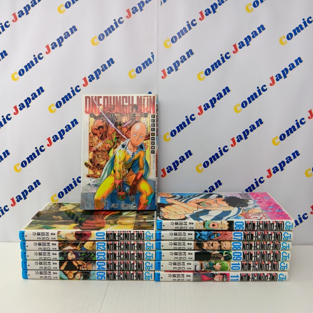 [มังงะภาษาญี่ปุ่น,สภาพดี] One Punch Man//一拳超人 เล่ม : 1-12+เล่มพิเศษ