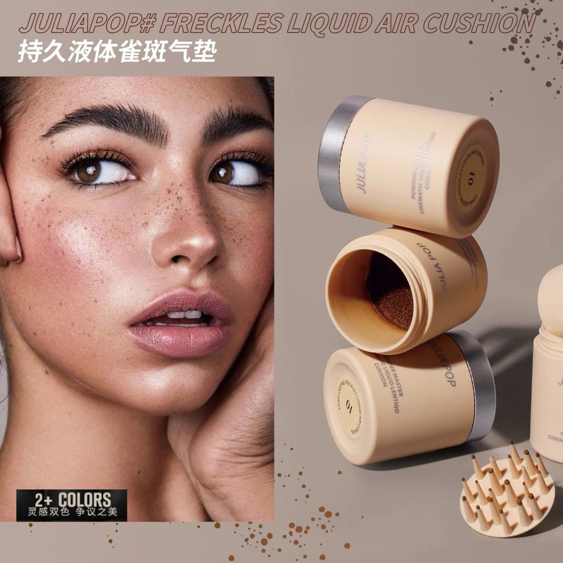 พร้อมส่ง คุชชั่นกระ JULIA POP FRECKLES AIR CUSHION ที่แต้มกระ กระปลอม