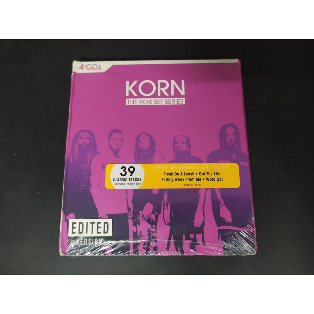 New Sealed Korn The Boxset Series 4CDs CD ซีดีเพลง มือสอง