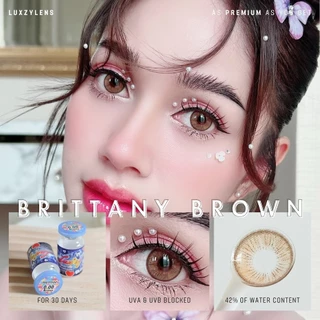 🔥คอนแทคเลนส์✨ขนาดบิ๊กอาย✨ Brittany (Luxzylens) ✨ Brown/Gray
