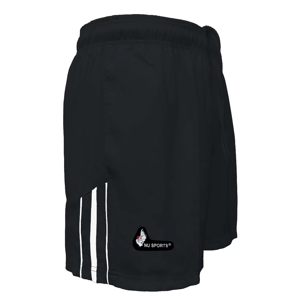 NU SPORTS (นู สปอร์ต) NU885 UNISEX กางเกงขาสั้นผู้ชาย-หญิง มีกระเป๋า ขอบเอวยางยืด มีเชือกผูกด้านใน