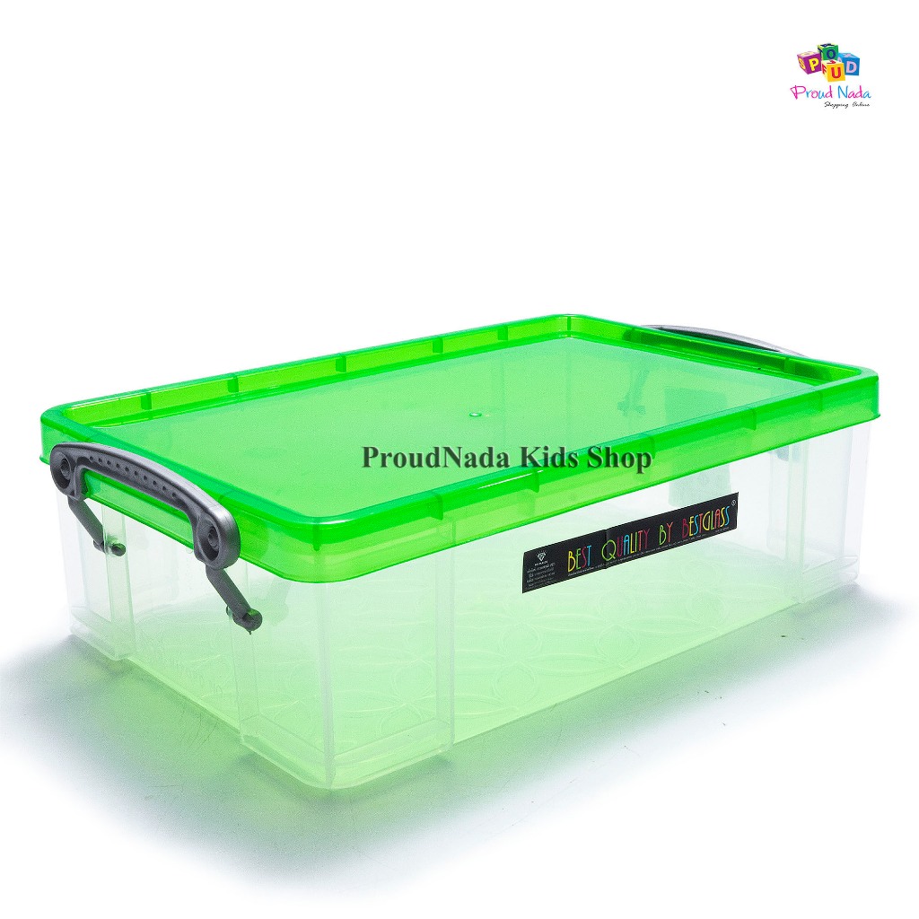 กล่องอเนกประสงค์ มีฝาล็อค(มี 3 สีให้เลือก)UNI-WARE STACKABLE OFFICE BOX 1400 ml. NO.17024-1