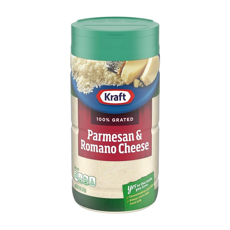 คราฟท์ พาเมซานชีสขูด 226 กรัม - Kraft Grated Parmesan Cheese 226g