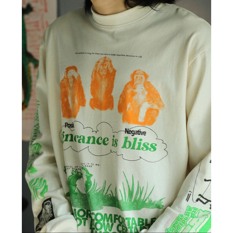 lgnorance is bliss Long Sleeve T-Shirt ♻️ #free bag