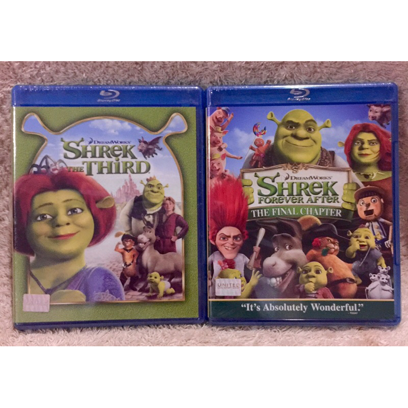 Blu-Ray Cartoon Shrek The Third / Shrek Forever After : Final Chapter. (Double Pack). (Language Thai