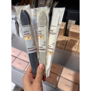 MUJI ตะไบเล็บ แบบเนื้อหยาบ+ละเอียด ,ตะไบหน้าเล็บให้เงา