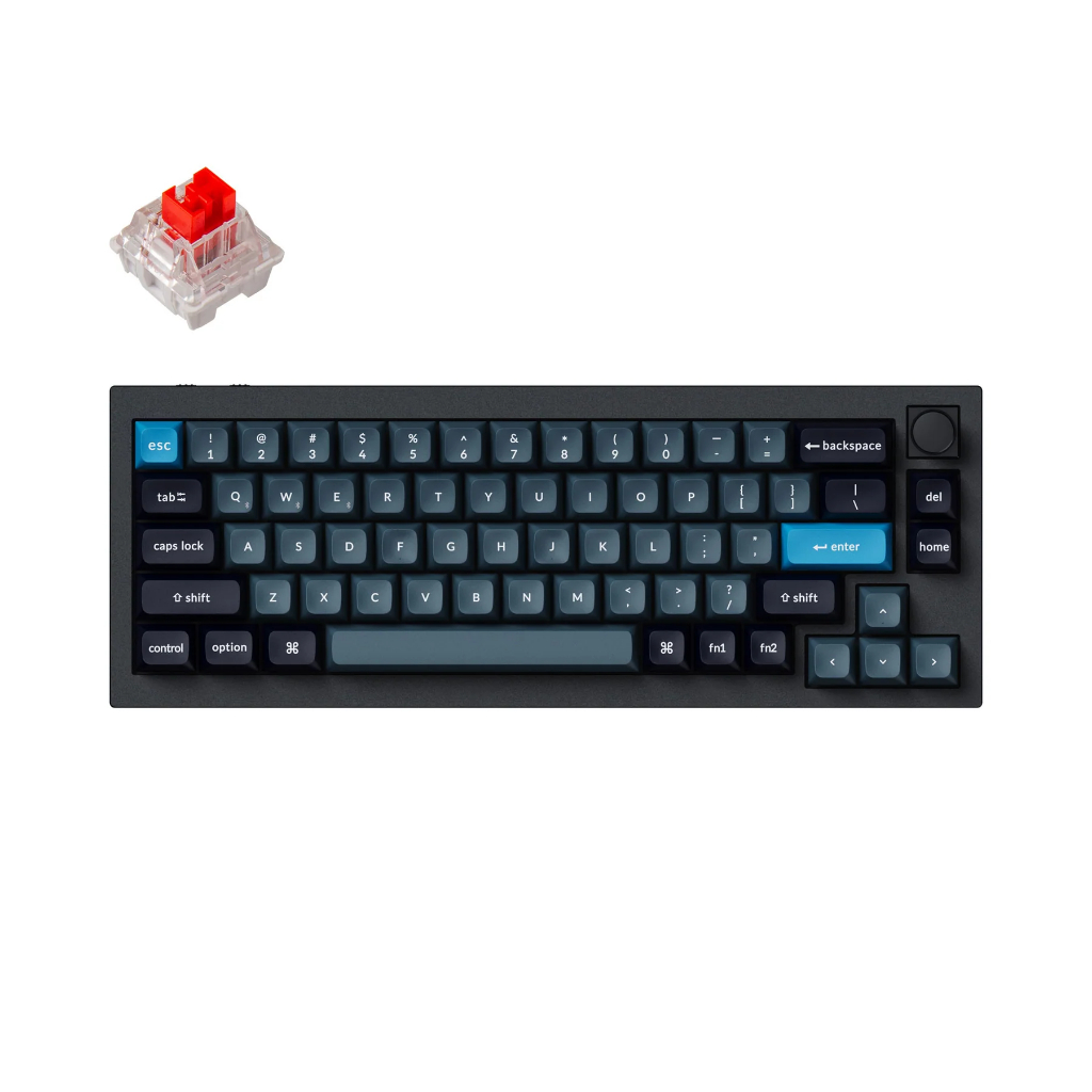 Keychron Q2 Pro คีย์บอร์ดไร้สาย 65% พร้อมสวิตช์ Keychron K Pro และไฟ RGB ปรับแต่งได้