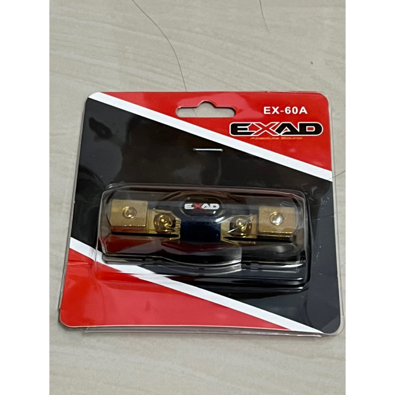 ตัวละ 150บาท ฟิวส์ 60A ยี่ห้อ EXAD รุ่น EX-60A ฟิวส์สำหรับรถยนต์ที่ติดเครื่องเสียงติดรถยนต์