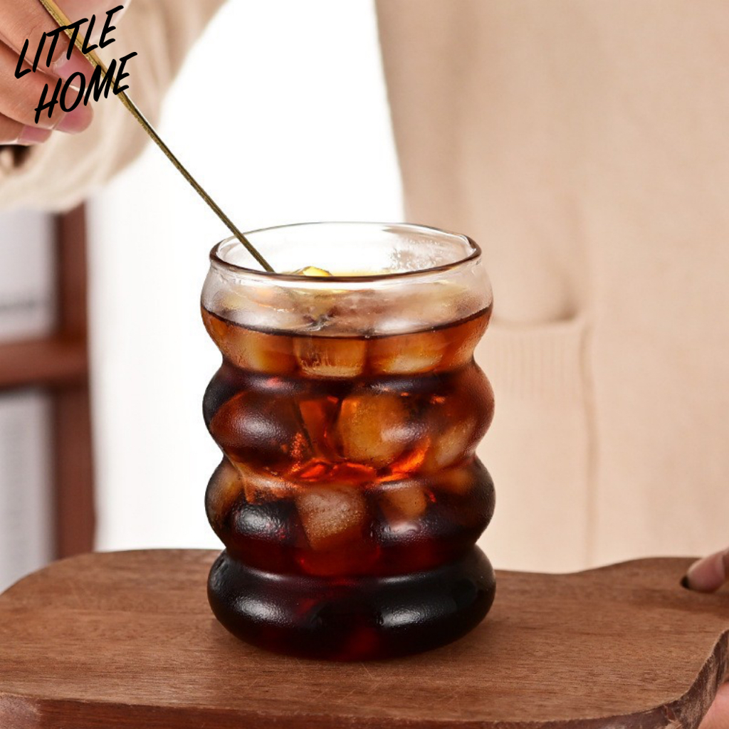 LITTLEHOME 16001-6 แก้วน้ำ แก้วกาแฟ ใช้ในคาเฟ่ ขนาด 300 ml (A0)