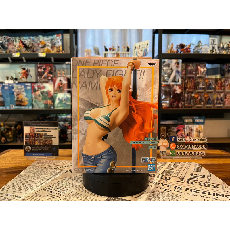 One Piece Lady Fight!! : NAMI [มือ1 lot JP แมวทอง]