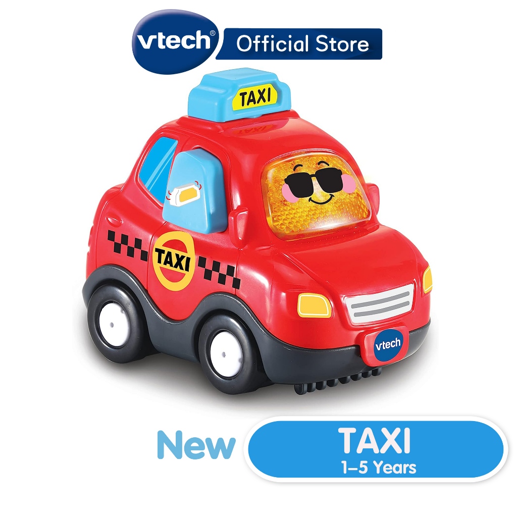 VTech Taxi Toys with Turnable Taxi Signage Music Vehicle Toys Kids Boys Girls ของเล่นยานพาหนะ เด็กๆ หนุ่มๆ สาวๆ ของเล่