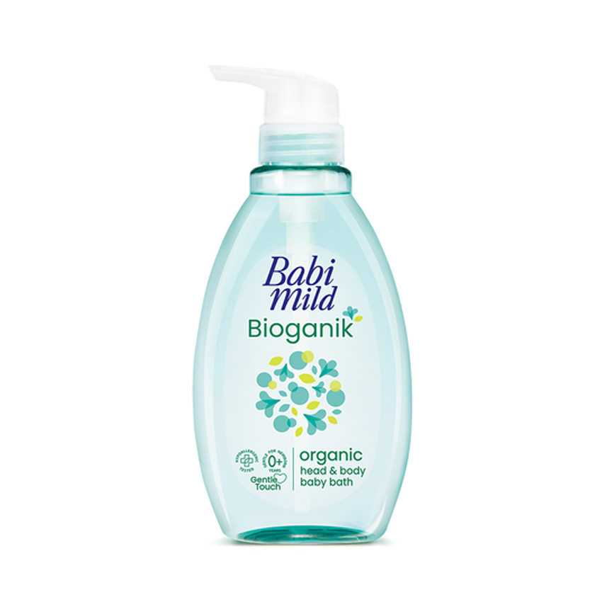 เบบี้ มายด์ ผลิตภัณฑ์อาบน้ำและสระผม ไบโอแกนิก ออร์แกนิก 380 มล. BABI MILD BABY BATH BIOGANIK 380 ML.