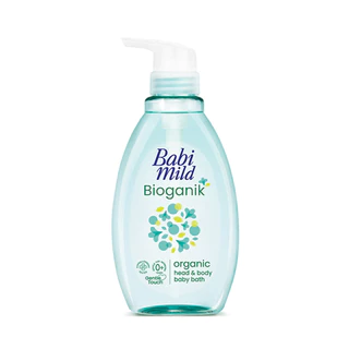 เบบี้ มายด์ ผลิตภัณฑ์อาบน้ำและสระผม ไบโอแกนิก ออร์แกนิก 380 มล. BABI MILD BABY BATH BIOGANIK 380 ML.