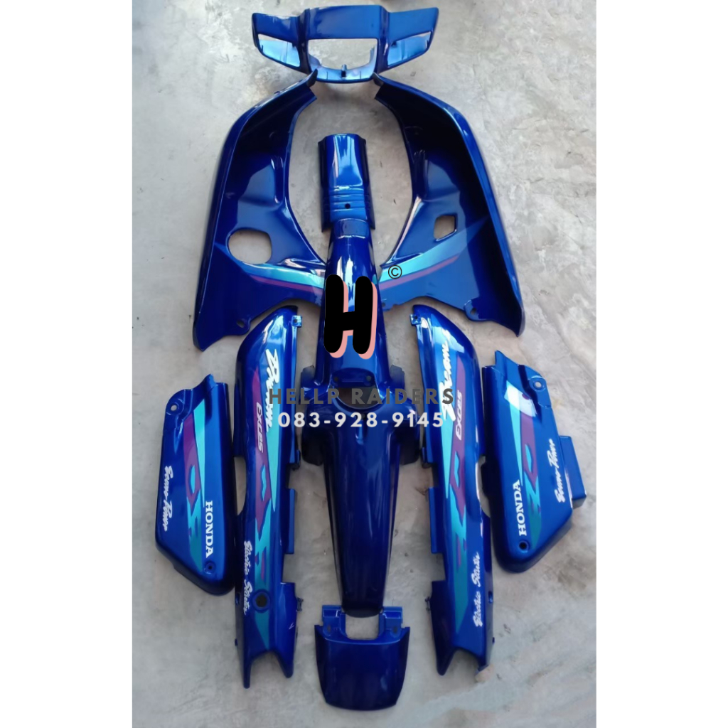 ชุดสี เฟรม Honda DREAM (C100N) ดรีมท้ายมน dream c100n ชุด 11 ชิ้น รถปี 1992-2994 งานABS ทำสี 2K ติดส