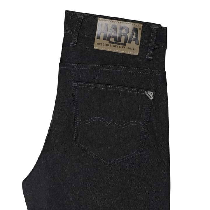 กางเกง HARA (ฮาร่า) รุ่น HMR1-9023-02 (ดำมิดไนท์ ตะเข็บเทา)