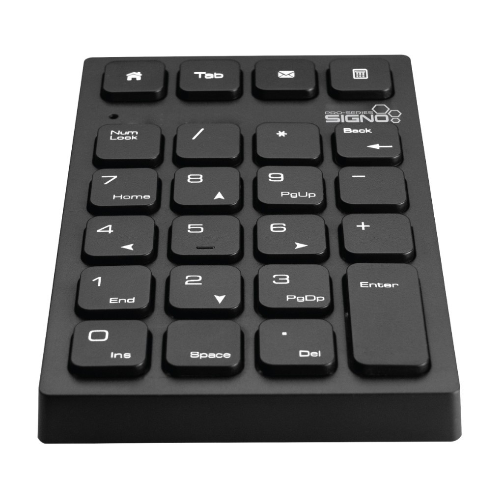 (KP-70) Wired Numeric Keypad BESICO (คีย์บอร์ดตัวเลข) SIGNO สายUSBยาว 1.5m. - 1Y