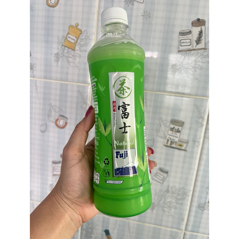 ขวดเปล่า ไม่มีน้ำ ชาเขียว fuji รส natural (รสดั้งเดิม) ขนาด 500 ml.
