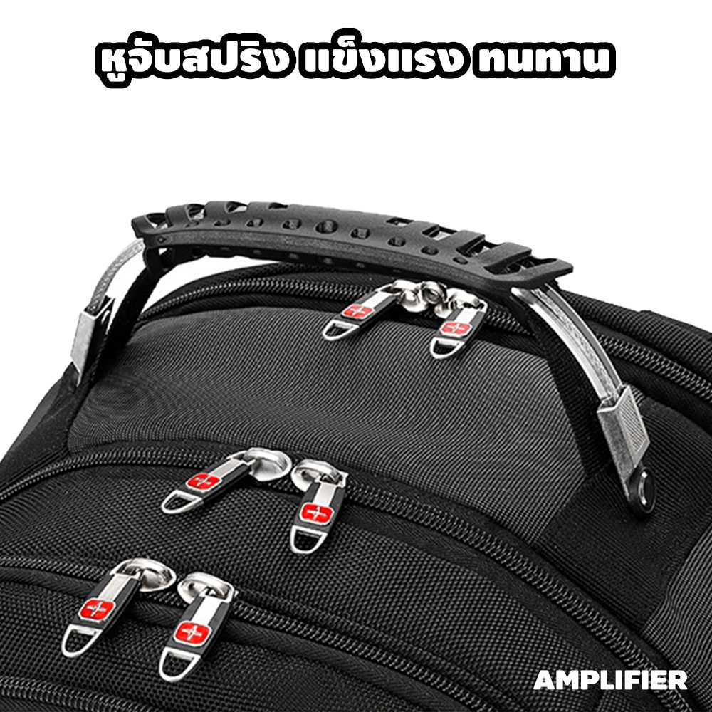 [ผ้ากันน้ำ] กระเป๋าเป้สะพายหลัง ใส่คอมพิวเตอร์ โน๊ตบุ๊ค ขนาด 15.6 นิ้ว กระเป๋านักเรียน ชาย หญิง