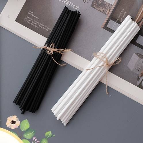 [50 ก้าน] ก้านไฟเบอร์กระจายกลิ่น 3 mm x ยาว 25 cm Fiber reed diffuser sticks
