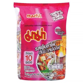 มาม่า บะหมี่กึ่งสำเร็จรูป รสเย็นตาโฟต้มยำหม้อไฟ 60 ก. แพ็ค 1…