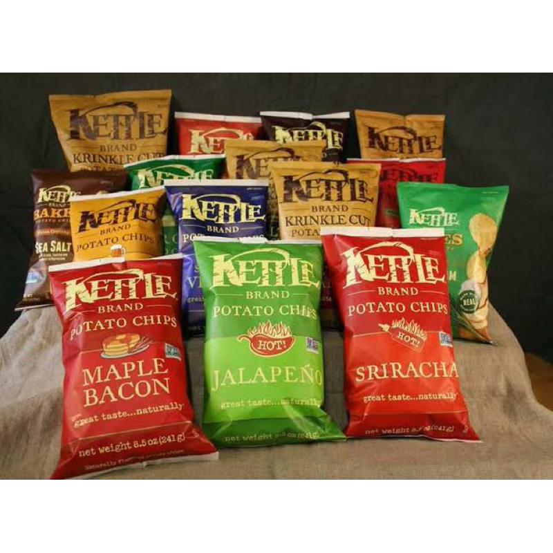 Kettle potato chips นำเข้าจากอเมริกา🇺🇸 มันฝรั่งทอด