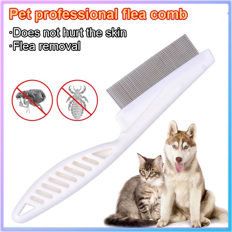 หวีสางเหาสัตว์เลี้ยง หวีซี่เล็ก  หวีละเอียด  แปรงสางขน ราคาถูก ใช้งานได้ดี