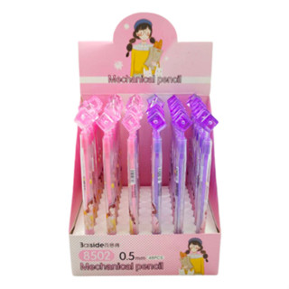 🎊 🎉(แพ็ค48PCS)  คละแบบ 8501✏️ดินสอกดไส้ 0.5MM ลายการ์ตูน น่า…