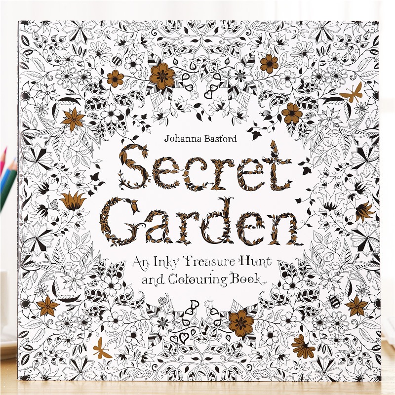 [ส่งไว] สมุดระบายสี 96 หน้า (Secret Garden)