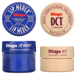 🐤Blistex Lip Medex/DCT/Ointment ลิปบาล์ม ลิปมัน แท้🇺🇸 ฟื้นฟูริมฝีปาก เพิ่มความชุ่มชื้น ป้องกันปากแห้งเป็นขุย