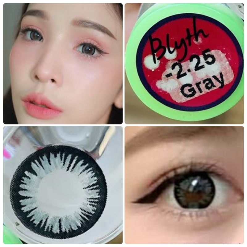 คอนแทคเลนส์ รุ่น Blyth สีเขียว/เทา/ตาล/ดำ Green/Gray/Brown/Black มีค่าสายตาปกติ (0.00)