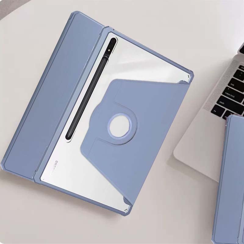 สําหรับ ซัมซุง360 องาโรตารี่ป้องกัรณี Tab S6 Lite 10.4 A8 10.5 S7/S8 S7+/S8+ A9 A9+ 12.4 นิ้ว ป้องกันการตก