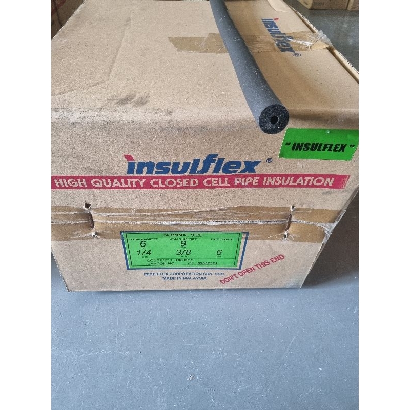 ฉนวนยาง insulflexหุ้มท่อทองแดงท่อน้ำทิ้งแอร์