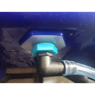 ข้อต่อระบายน้ำทิ้งถังน้ำแข็งพร้อมสายยาง5/8