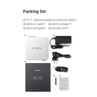 [พร้อมส่ง] FiiO K11 DAC/AMP ตั้งโต๊ะ รับประกันศูนย์ไทย