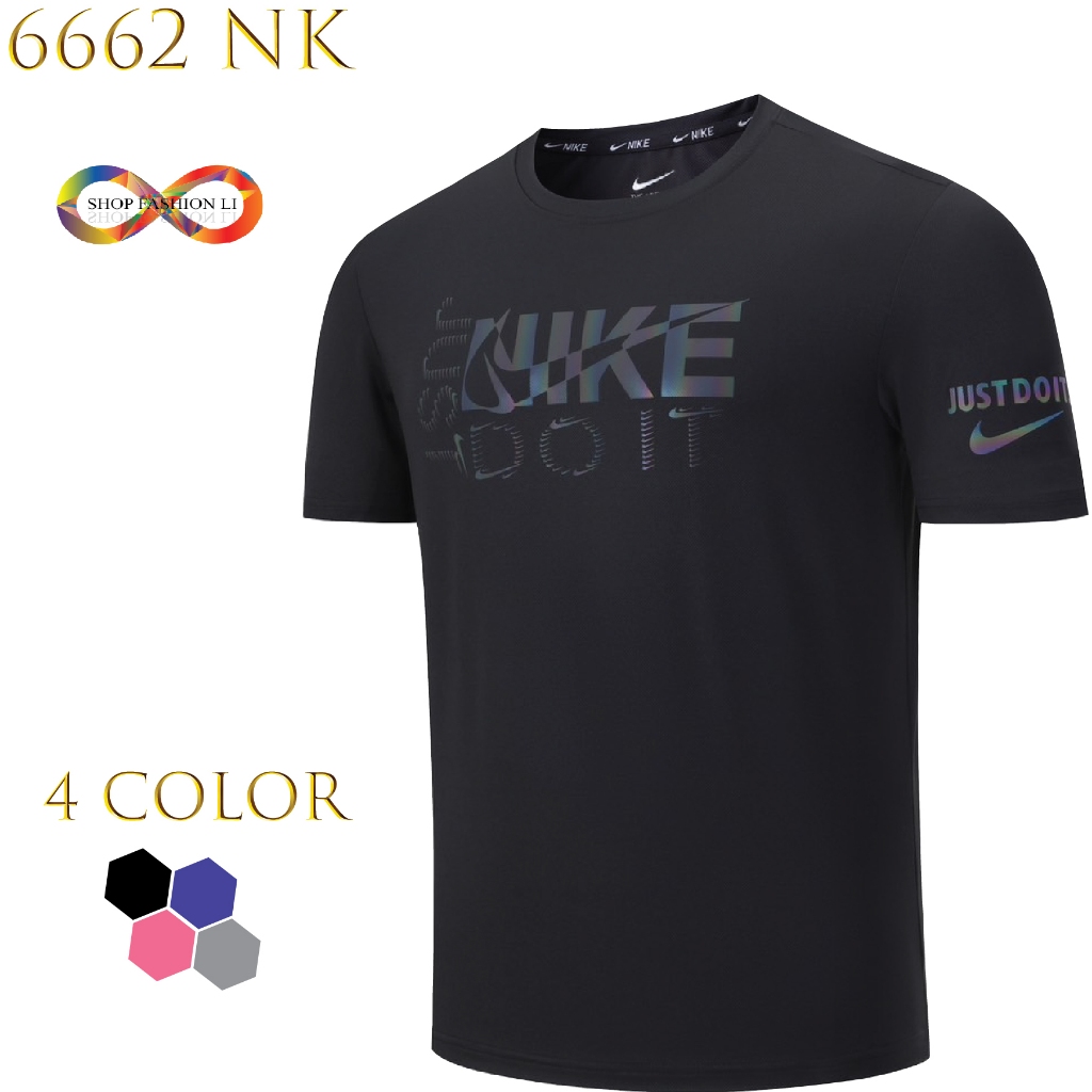 เสื้อกีฬาแขนสั้น เนื้อผ้าระบายอากาศได้ดี รุ่น 6692 NK