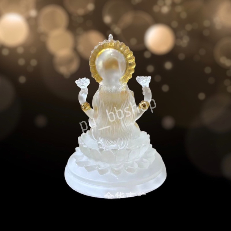 พระแม่ลักษมี งานเรซิ่น ขนาด 8.3*11 cm. - รูปที่ 2