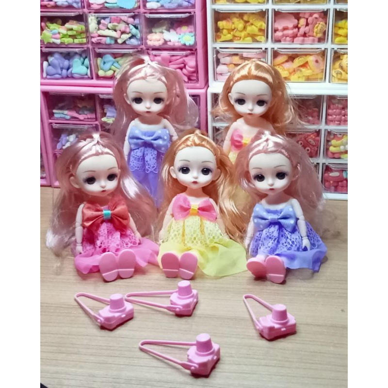 ตุ๊กตาตาบาร์บี้/ตุ๊กตาตาลูกแก้ว/บาโบลี่ ขนาด 16 cm(น่ารักตรงปก) มาใหม่จ้า