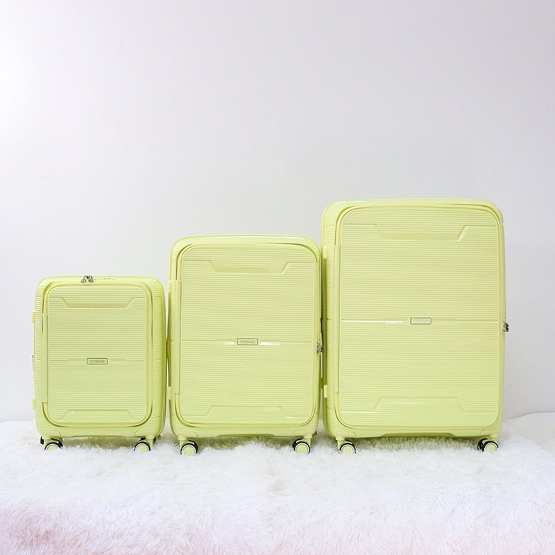 Tpartner แท้[ประกัน3ปี] Flip กระเป๋าเดินทางล้อลาก กระเป๋าเปิดฝาหน้า ซิป 2 ชั้น ขยายได้ จุขึ้น 25%
