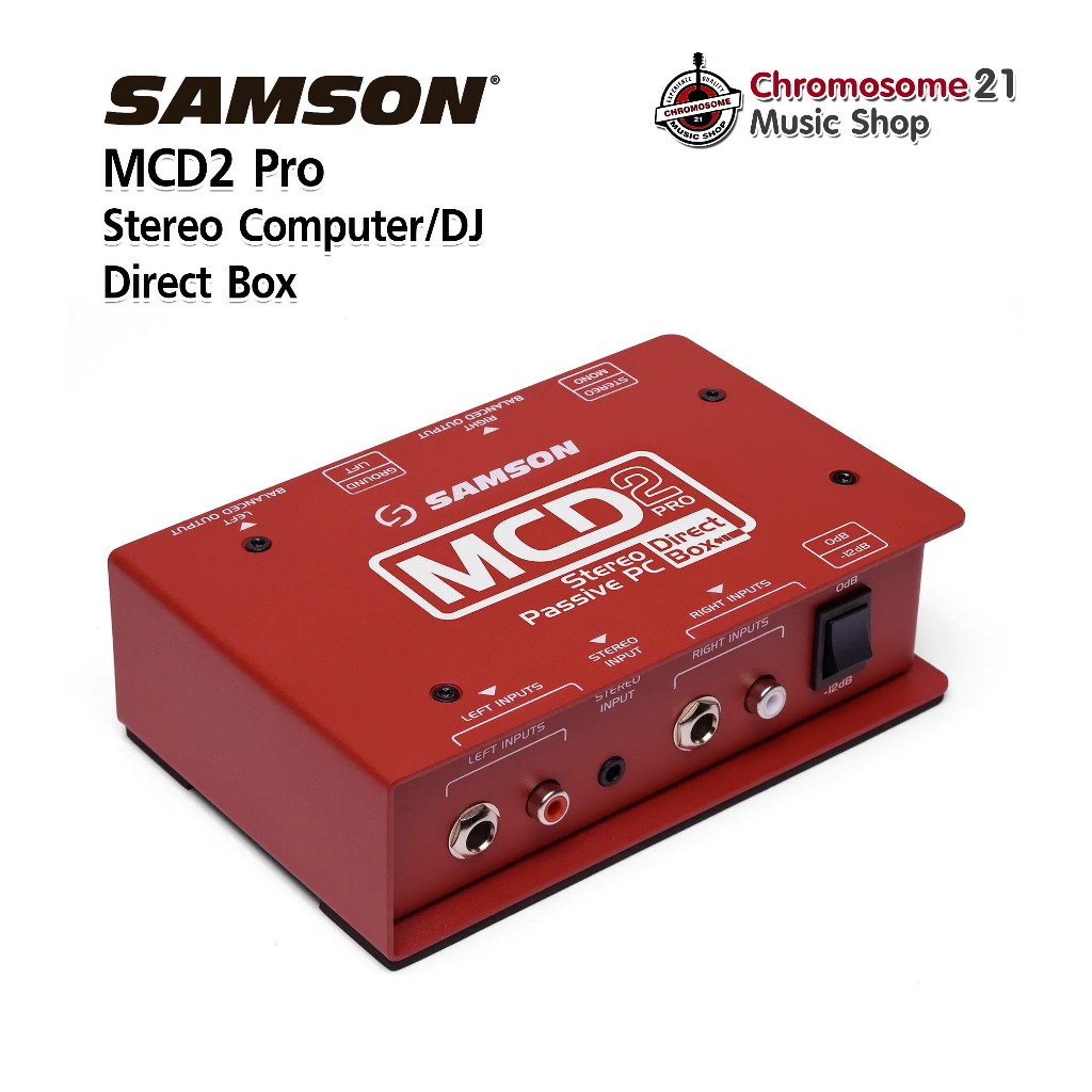 Samson MCD2 Pro Stereo Passive Direct Box