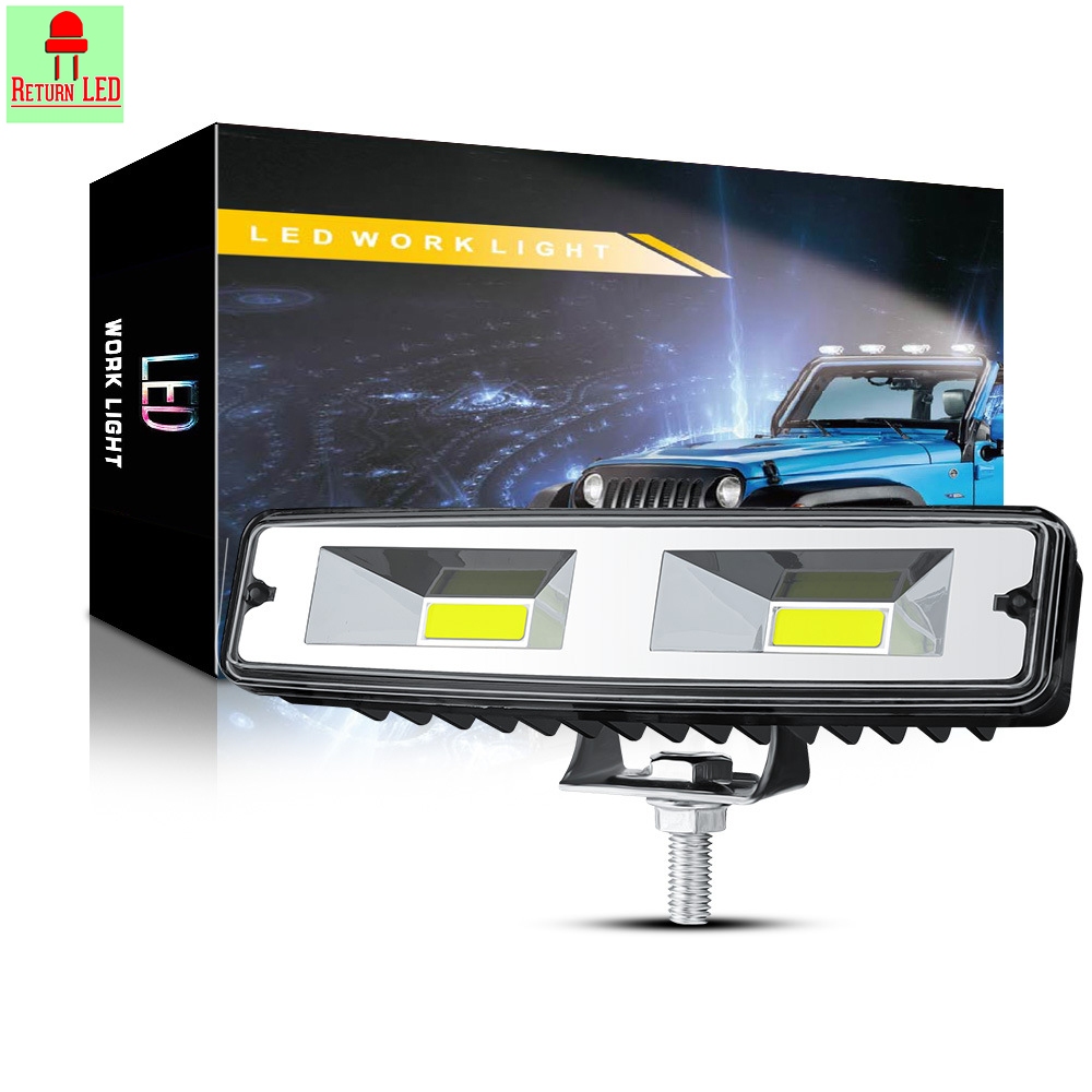 ส่งเร็วจากกรุงเทพ ไฟสปอร์ตไลท์ LED 48W COB LED 12V สำหรับรถยนต์ มอเตอร์ไซต์ ReturnLED