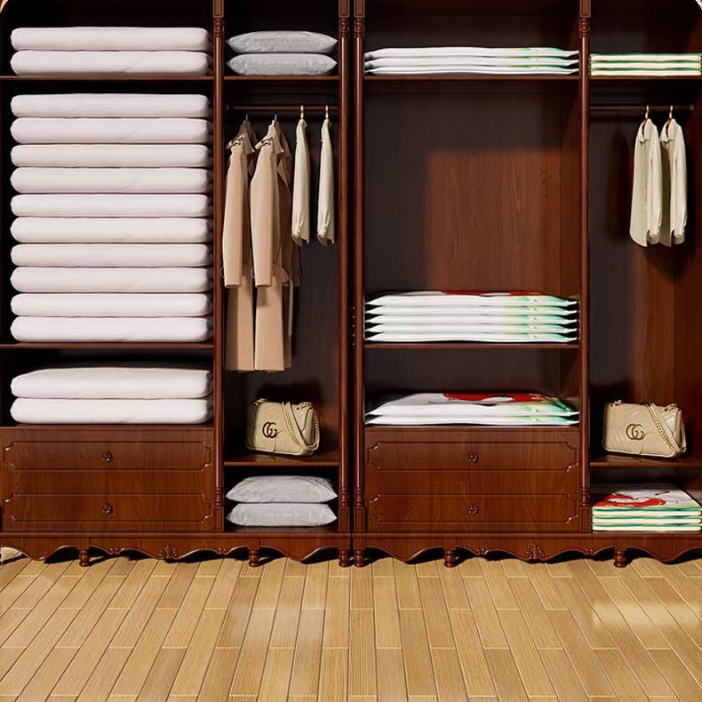 ถุงสูญญากาศ จัดเก็บของ กระชับพื้นที่ มีวาล์วถุงเหนียวมีความทนทานไม่ขาดง่าย vacuum bag - รูปที่ 2