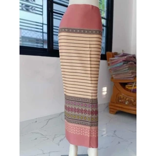 ผ้าถุงผ้าฝ้าย ทอลายตีนจก ทอทั้งผืน ไม่ใช่ลายพิมพ์นะคะ