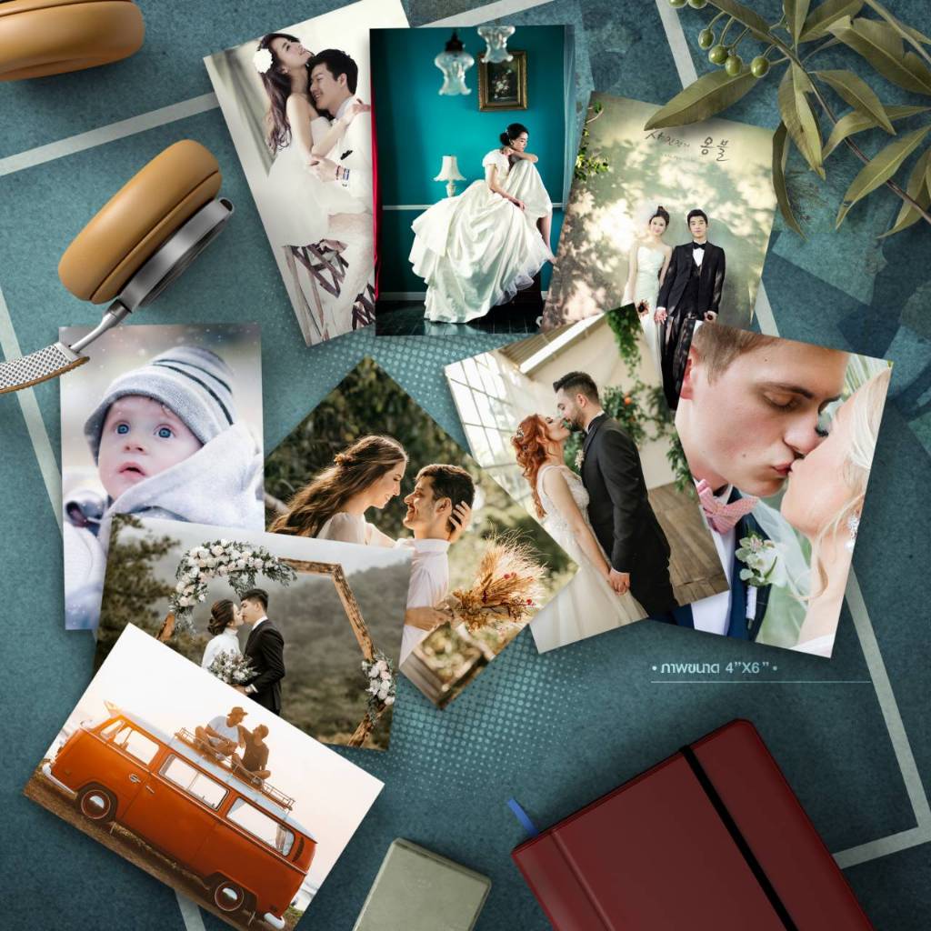 **ราคาพิเศษ**พิมพ์ภาพ4x6นิ้ว200ใบกระดาษด้าน-มันเซต200ใบ แถมอัลบั้ม