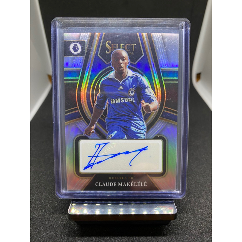 Soccer Card Panini Select 2022/23 - Claude Makelele Auto Card (ลายเซ็น)