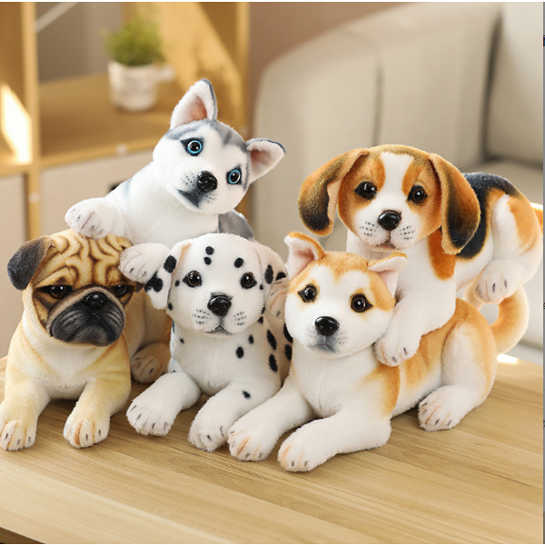 พร้อมส่ง ตุ๊กตาหมาเหมือน เสมือนจริง ขนาด30cm.