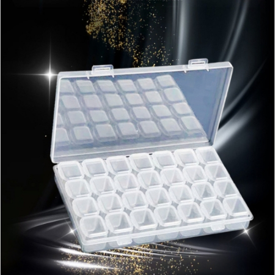 💥858💥 กล่องเก็บเครื่องประดับ กล่องเก็บของอเนกประสงค์ 28ช่อง พร้อมส่ง