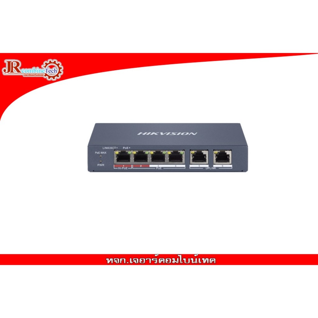 DS-3E1106HP-EI Hikvision Smart Managed PoE Switch 4Ports