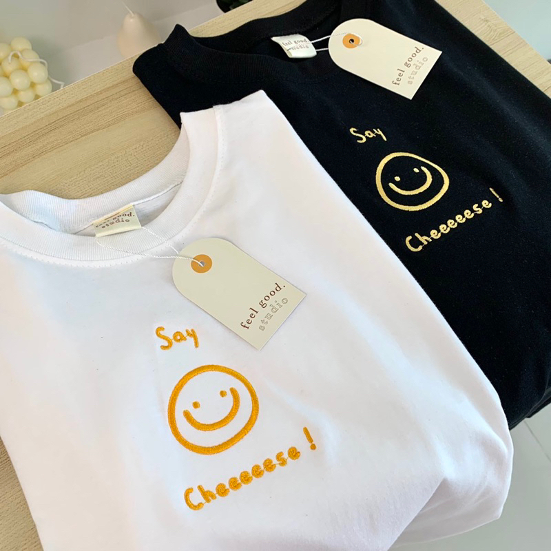 พร้อมส่ง🧸เสื้อยืดOversize feelgood cheeeees! - รูปที่ 5