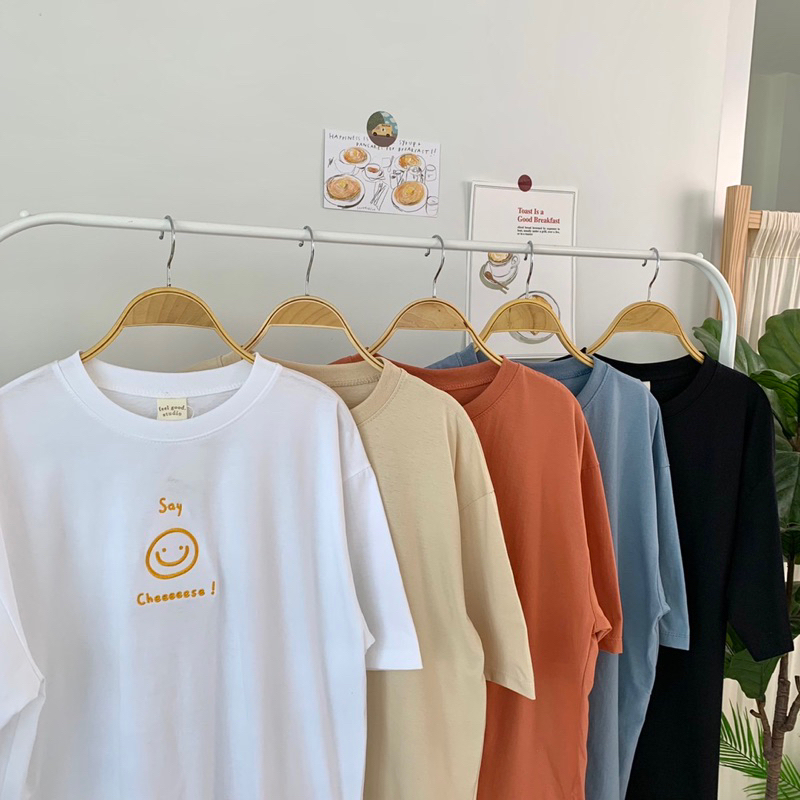 พร้อมส่ง🧸เสื้อยืดOversize feelgood cheeeees! - รูปที่ 3